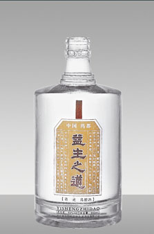 晶白酒瓶-018  